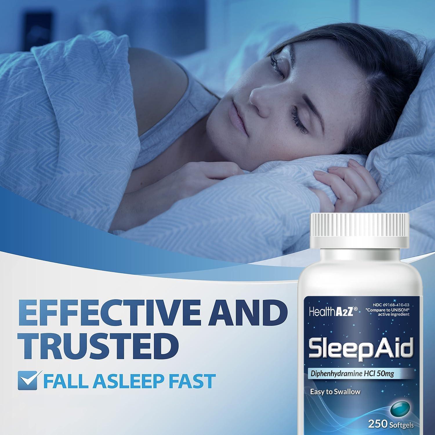 My doze Story: HealthA2Z Sleep Aid 50mg Softgels
