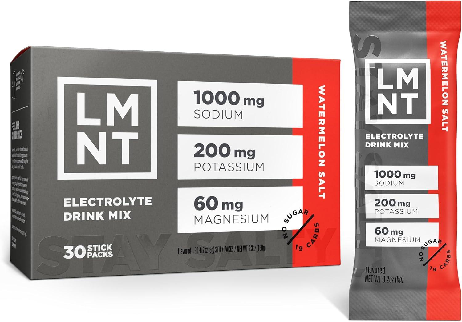 My LMNT Watermelon Salt: Zero Sugar Electrolyte Test Drive