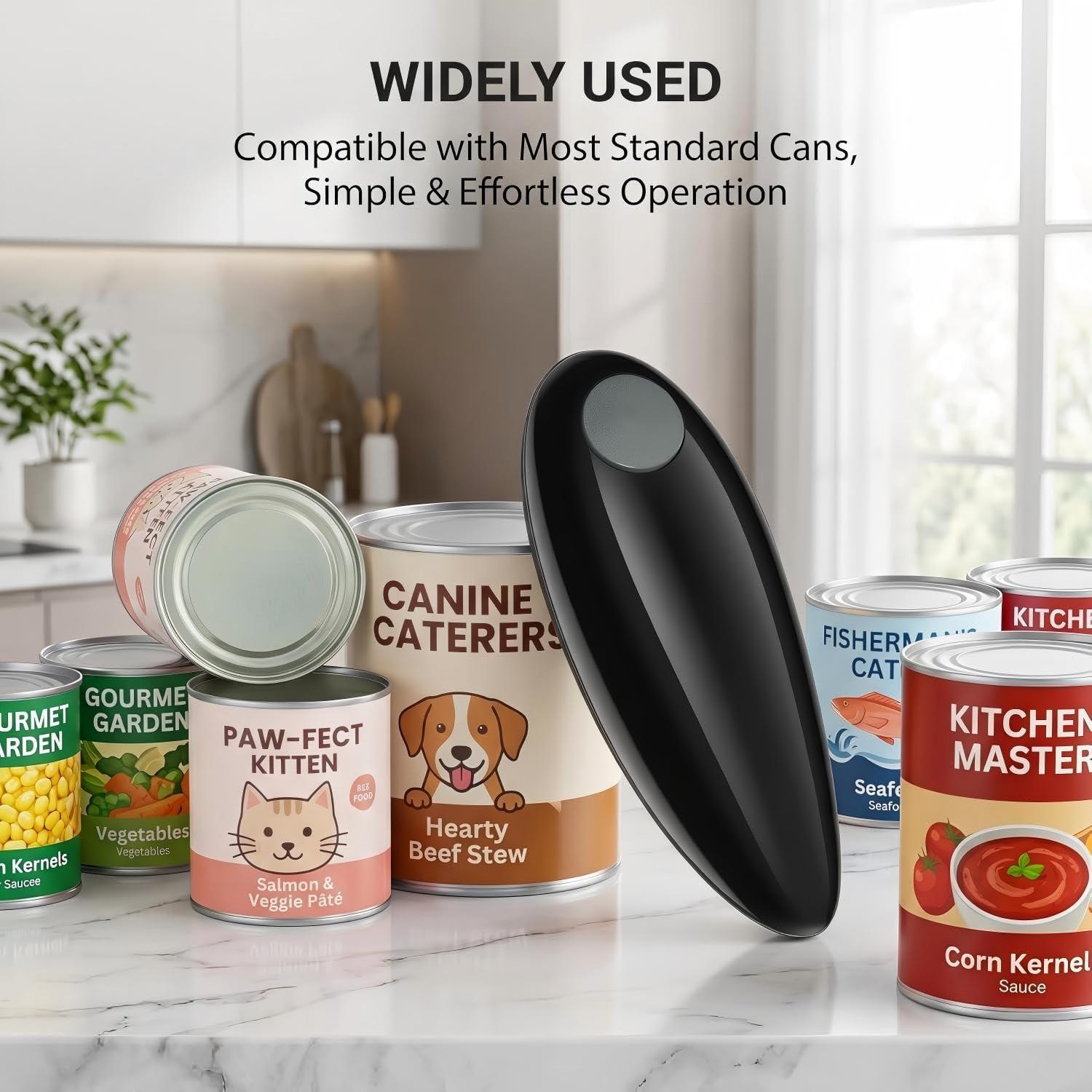 Based on the customer reviews and product summary you provided, here is a balanced analysis of the **yakbins Electric Can Opener**.
### Overall Verdict: Mixed but Heavily Positive
The product has a **strong positive bias** (mostly 5-star reviews) with a single,very serious negative review. The positive reviews consistently praise its ease of use and safety features, especially for people with arthritis or weak hands. The negative review is a stark warning but lacks detail.
---
### Pros (Based on 5-Star Reviews)
1.**Excellent for Arthritis/Weak hands:** This is the most common theme. Reviewers with sore hands, wristsor arthritis (especially