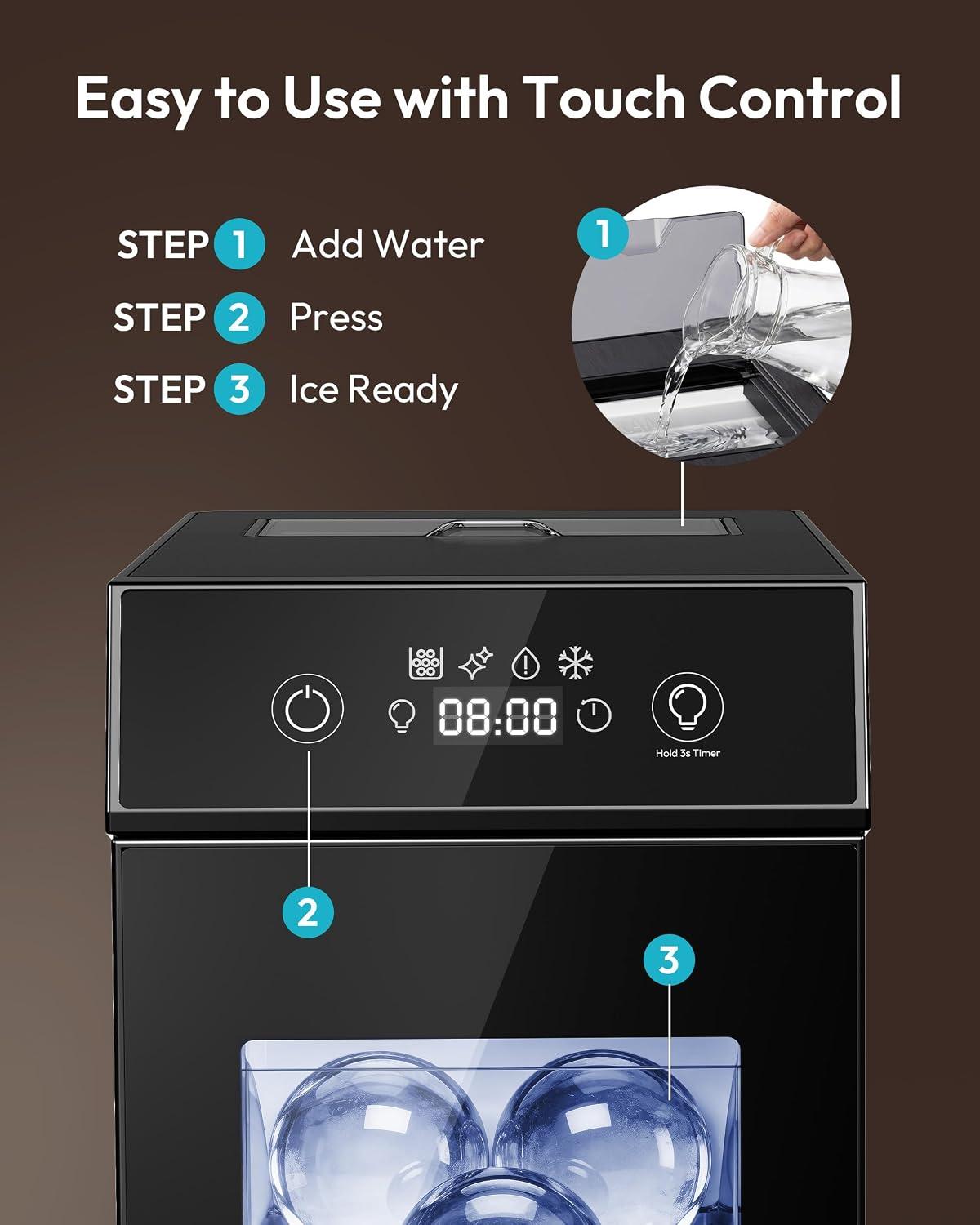 My EUHOMY ice Ball Maker: Crystal Clear Spheres in 60 Mins