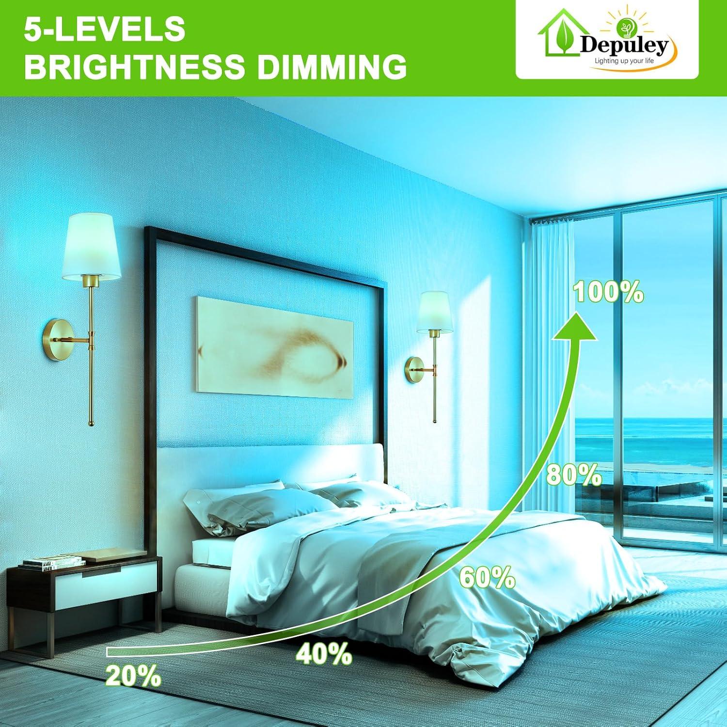 My Depuley Wireless Sconces review: 15 Colors & Dimmable