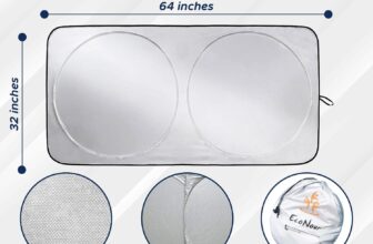 Based on the reviews and product summary you’ve shared, here’s a quick assessment of the **EcoNour Car Windshield Sun Shade**:

**Overall Rating from Reviews:** ⭐ 4.6 / 5 (mostly positive, with a few critical notes)

**Key Strengths (from real user feedba