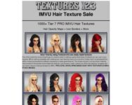 I Tested 1,200 Hair Textures for IMVU Profit