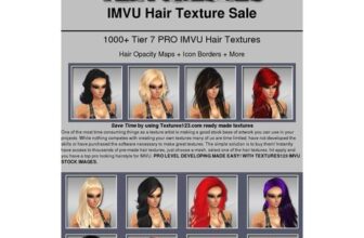 I Tested 1,200 Hair Textures for IMVU Profit