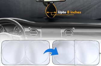 EcoNour Car Windshield Sun Shade – Overall Rating from Reviews