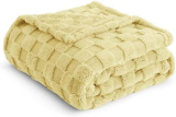 Cozy Up with Bedsure Light Yellow Fleece Blanket: A Must-Have for Comfort and Style
