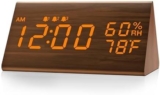 Stylish Wooden Alarm Clock: A Functional Décor for Your Bedroom