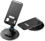 Ultimate Cell Phone Stand: Fully Adjustable, Non-Slip Base, Foldable & Portable