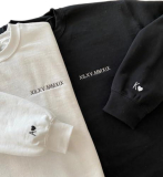 Custom Embroidered Roman Numeral Date Couple’s Sweatshirt Review: Make Every Occasion Special!