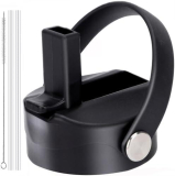 Quench Your Thirst in Style with our Wide Mouth Water Bottle Straw Lid Review!