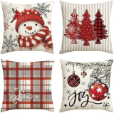 Cozy Up Your Home with Winter Wonderland Throw Pillow Covers!