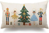 Nutcracker Christmas Throw Pillow Cover: Festive Home Decor Must-Have