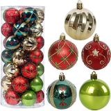 Jazz Up Your Tree with 30ct Christmas Ball Ornament Set!