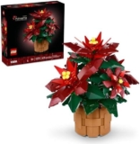 Poinsettia LEGO Set Review: Elegant Home Decor for Adults 18+