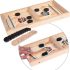 Ultimate Arcade Fun: Tabletop Sling Puck Game with LED Lights and Health Points System