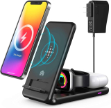 15W Foldable Wireless Charger for iPhone/iWatch/Airpods: The Ultimate Charging Solution for Apple Devices