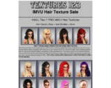 I Tested 1,200 Hair Textures for IMVU Profit