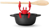 Crab-tivating Kitchen Helper: OTOTO Red the Crab Silicone Utensil Rest – A Perfect Stove Top Companion!