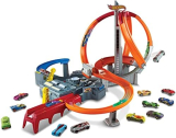 Unleash the Action with Hot Wheels Spin Storm Track Set: Endless Racing & Crashing Fun!