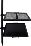 GameMaker Open Fire Cooking Grill & Skillet Combo: The Ultimate Portable Camping Cooking Solution