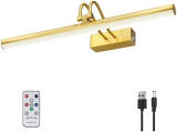 Illuminate Your Artwork with the RAIFOOLLY Picture Light – Battery Operated, Dimmable, and Remote Controlled