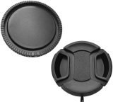 Protect Your Sony E PZ and FE Lenses with 40.5mm Lens Cap and Rear Lens Cap Cover – Compatible with Alpha A6600, A6500, A6400, A6300, A6100, A6000, A5000