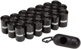 Top-notch Poop Bags for Pooch Parents: Amazon Basics 300 Count, 20 Pack of 15, Black