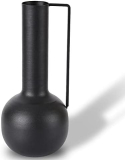 Minimalistic Elegance: Black Metal Vase Review