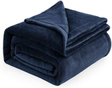 Cozy and Versatile: Bedsure Navy Blue King Size Fleece Blanket Review