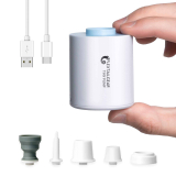 FLEXTAILGEAR Ultra-Mini Air Pump: Portable and USB Rechargeable for Inflating and Deflating Pool Floats, Air Mattresses, and More!