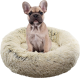 FuzzBall Fluffy Luxe Pet Bed: The Perfect Cuddler for Small Dogs and Cats up to 25lbs