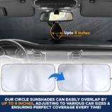 EcoNour Car Windshield Sun Shade – Overall Rating from Reviews