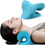 RESTCLOUD Neck and Shoulder Relaxer: TMJ Pain Relief and Spine Alignment Pillow