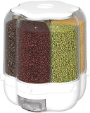 XIYAO 40lb Rice and Grain Storage Container: Airtight and Moisture Resistant for Black Rice, Yellow Rice, and Small Beans