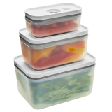Keep Your Food Fresh with ZWILLING Fresh & Save 3-pc Assorted Sizes BPA-Free Meal Prep Container