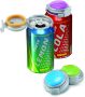 Jokari Fizz-Keeper Can Pump and Pour: Assorted Colors Pack of 3 for Effortless Beverage Storage